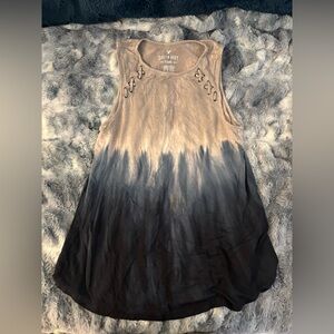 American Eagle Outfitters Grey to Blue Ombre Tank